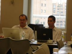 Starting the presentations