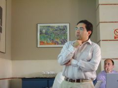 Jose delivers Telefonica presentation