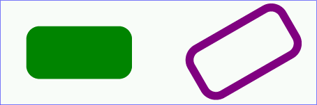 Example rect02 - rounded rectangles expressed in user coordinates