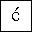 LATIN SMALL LETTER C WITH ACUTE