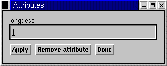 Amaya's longdescs entry
    dialog