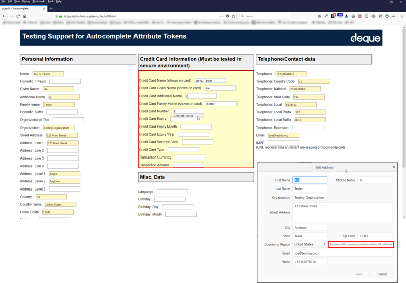 Screen Capture: Firefox Browser
