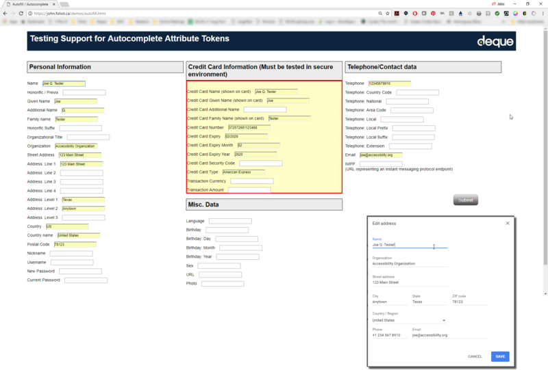 Screen Capture: Chrome Browser