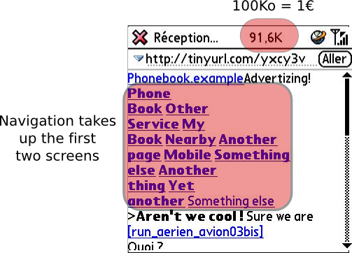 Screenshot of Phonebook.example loading