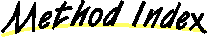 Method Index