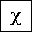 GREEK SMALL LETTER CHI