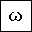 GREEK SMALL LETTER OMEGA