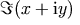 \Im(x + \ii y)