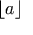 \lfloor{a}\rfloor