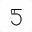 MATHEMATICAL DOUBLE-STRUCK DIGIT 5