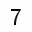 MATHEMATICAL SANS-SERIF DIGIT 7