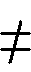 NOT EQUAL TO