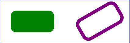 Example rect02 - rounded rectangles expressed in user coordinates