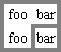 Table
with two omitted borders