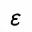 MATHEMATICAL SANS-SERIF BOLD ITALIC SMALL EPSILON