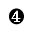 DINGBAT NEGATIVE CIRCLED DIGIT FOUR