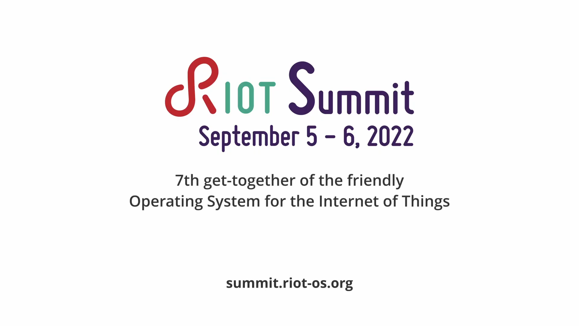 RIOT Summit 2022, Keynote: "Web of Things - What is it all about"